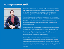 Tablet Screenshot of jonmacdonald.com